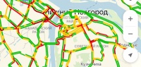 Восьмибалльные пробки сковали Нижний Новгород 19 декабря