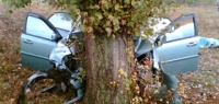 Пьяный водитель «Жигулей» врезался в дерево на Бору: три человека в больнице