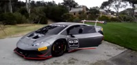Трековый Lamborghini Huracan замечен без камуфляжа